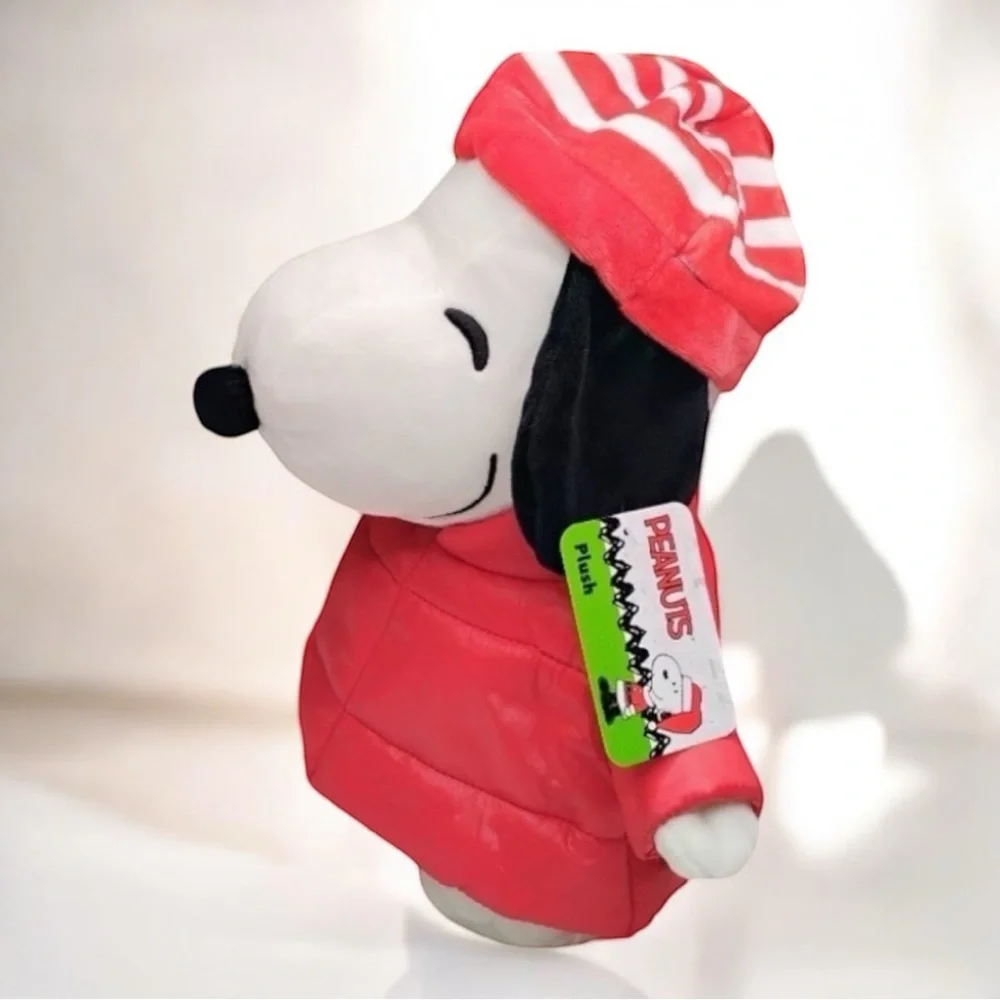 Berkshire PEANUTS Snoopy Puffer Jacket Plush & Extra Large Throw Blanket Set